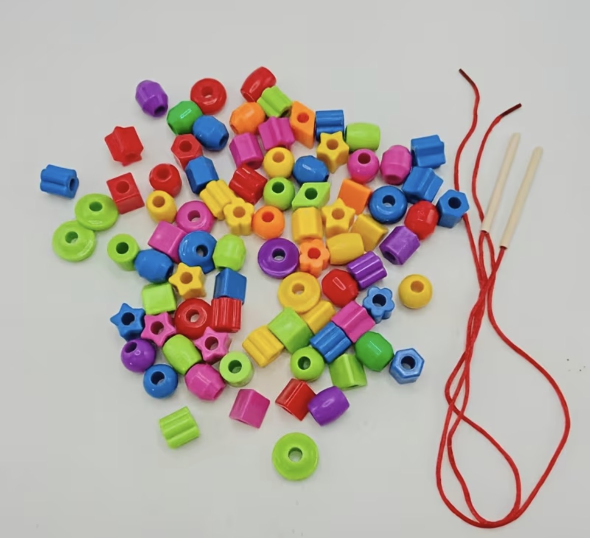 Threading beads