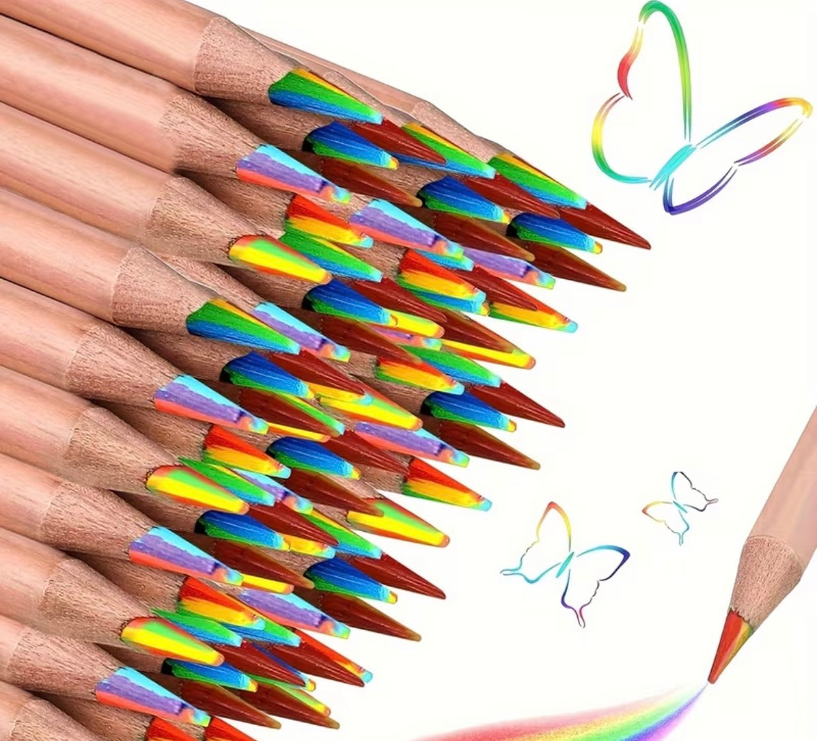 Rainbow pencil