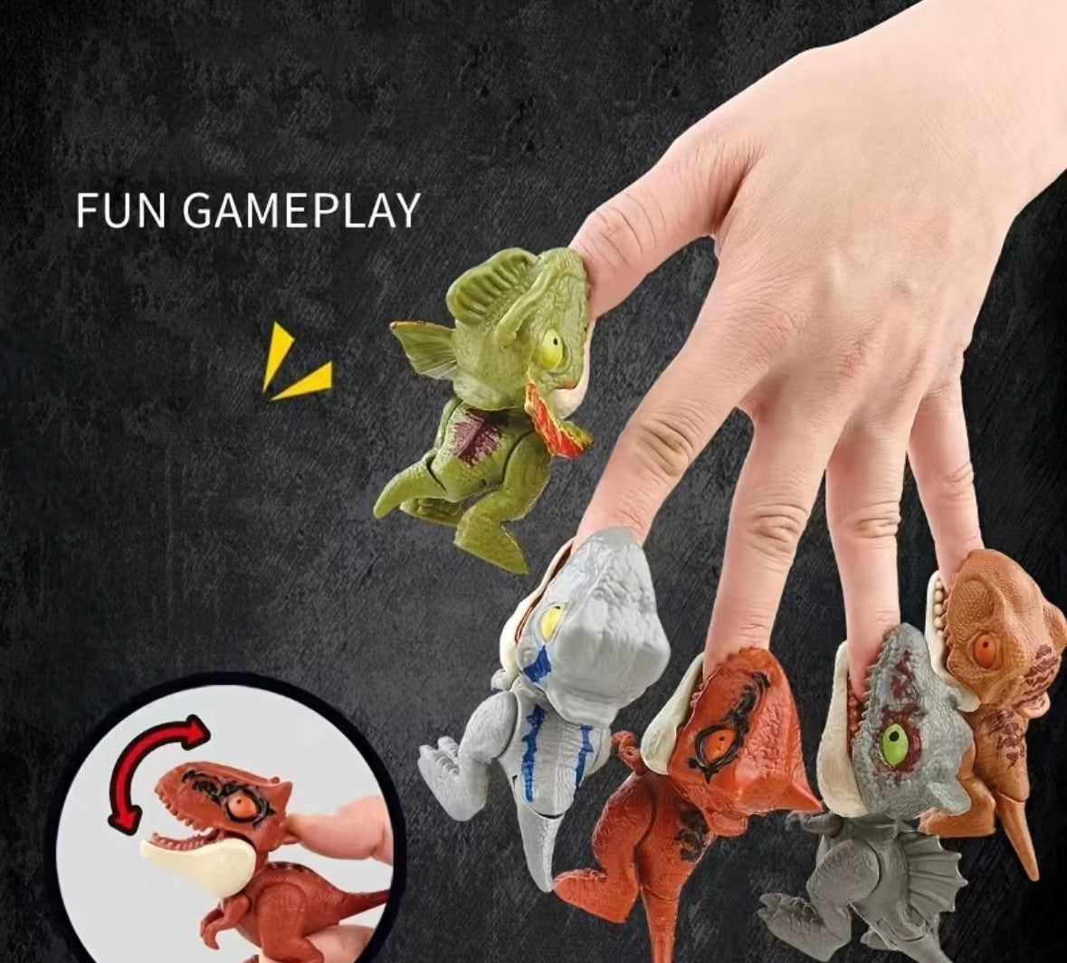 Dino finger biters