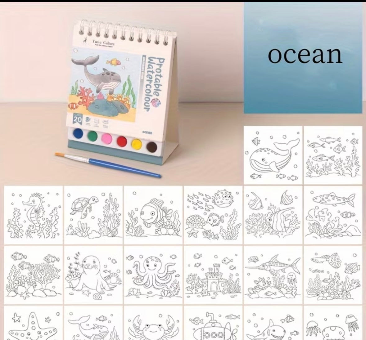 Water colour book