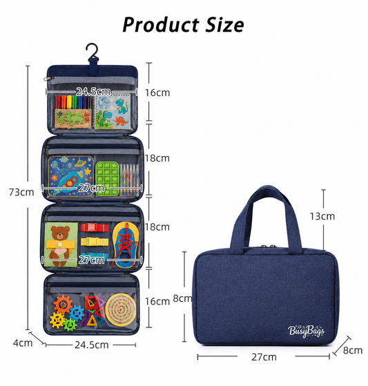Blue Busy Bag - Base Bag