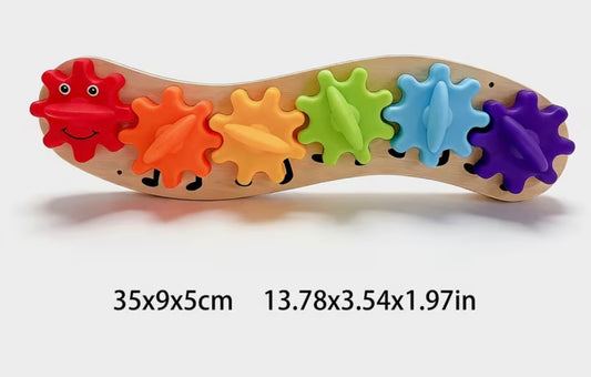 Caterpillar gear toy