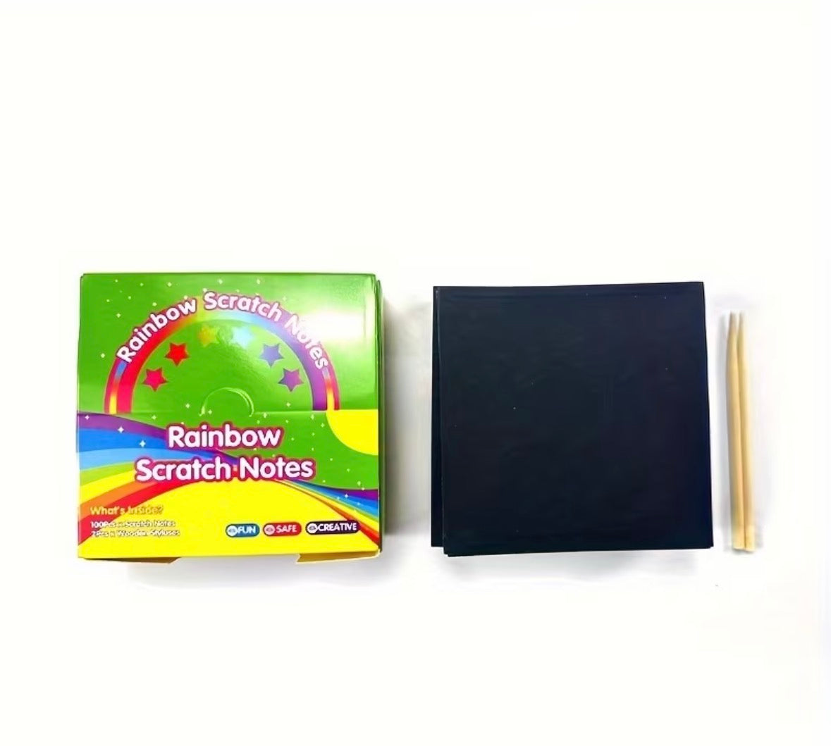 Rainbow sticky notes