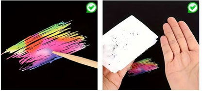 Rainbow sticky notes