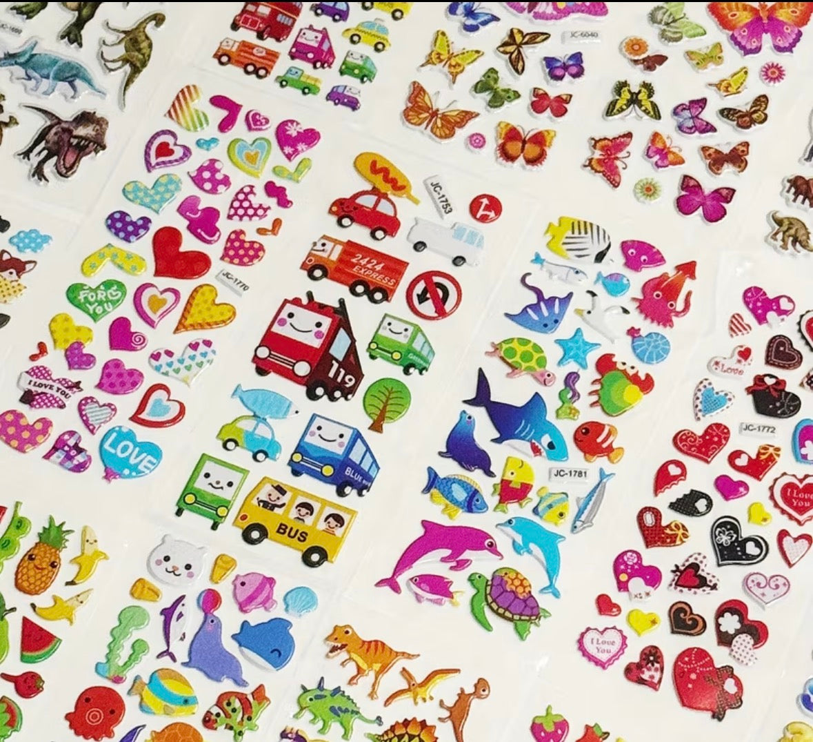 Puff stickers