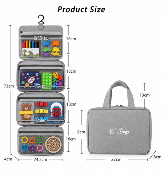 Grey Busy Bag - Base Bag